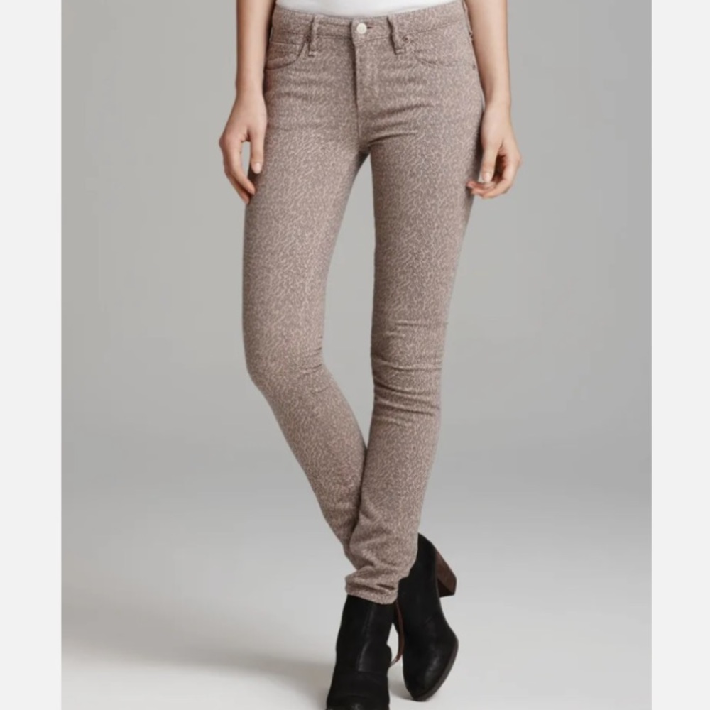 NWT fall 2013 MARC JACOBS Jacquard leopard Skinny Jeans vintage size 27
